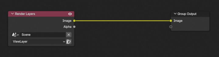 Group Output（グループ出力）ノード