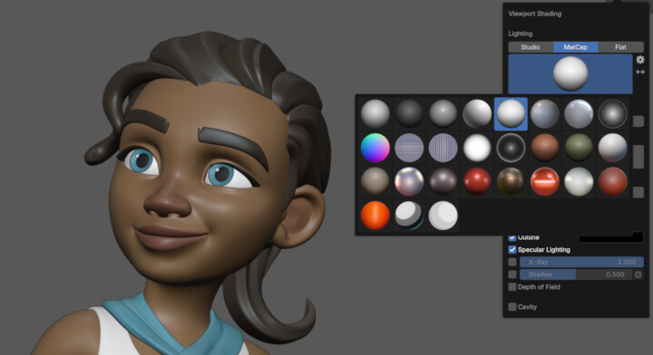 新しい MatCap セレクション