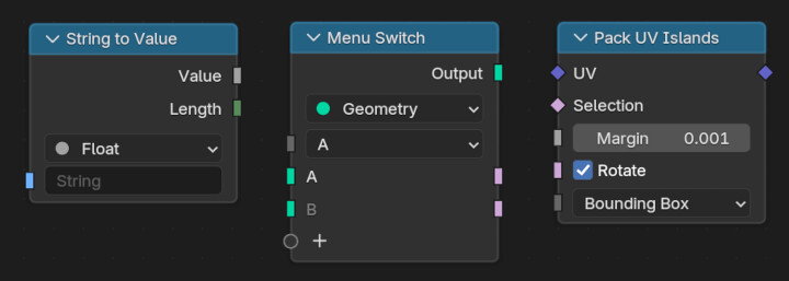 新規と更新されたノード