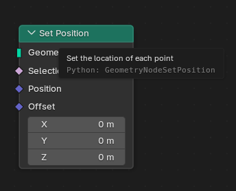 ツールチップ内のノードの ID 名