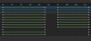 従来の補間ライン