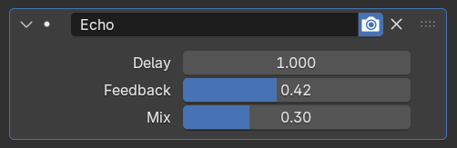 Echo（エコー）モディファイアー