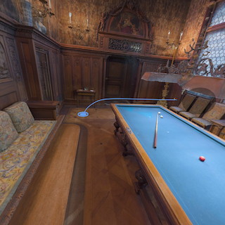 テレポート放物線が床にヒット