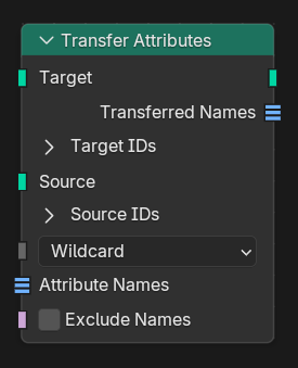 Transfer Attributes(属性転送)ノード Transfer Attributes(属性転送)ノード